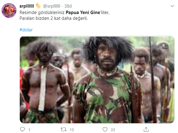 Papua Yeni Gine Kinası TL